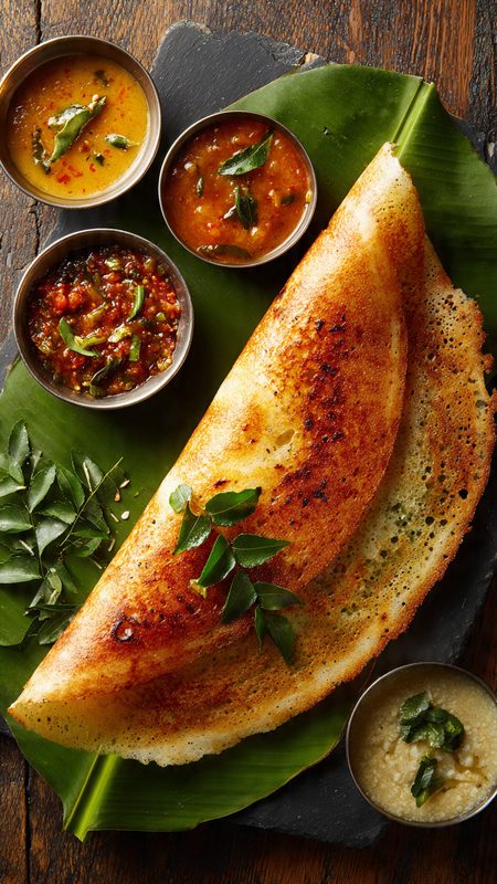 Masala Dosa, South Indian · Veg